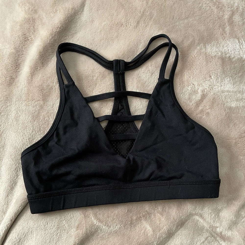 Zyia Black Grid Bra